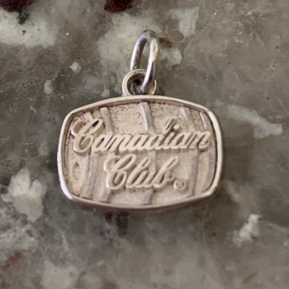 Sterling Silver “Canadian Club” Charm - Picture 1 of 2